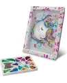 SEQUINS LICORNE  Place les sequins en respectant le code couleur po...