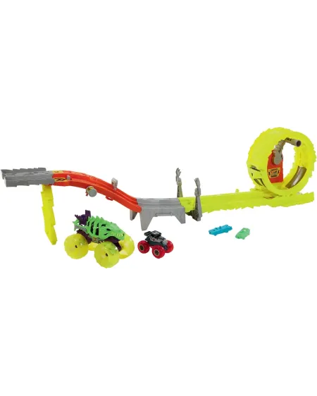 HOT WHEELS MONSTER TRUCK POWER SMASHER 1 Skelesaurus surdimensionné...