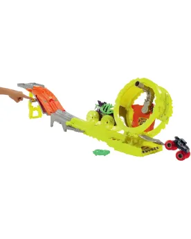 HOT WHEELS MONSTER TRUCK POWER SMASHER 1 Skelesaurus surdimensionné...