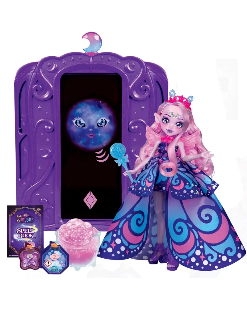 MAGIC MIXIES MIROIR MAGIQUE Fais apparaître Luna , prononce la form...