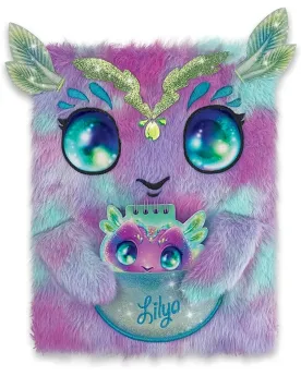CAHIER DE NOTES PELUCHE 2 EN 1 LILYA  Ton animoulous préféré en car...