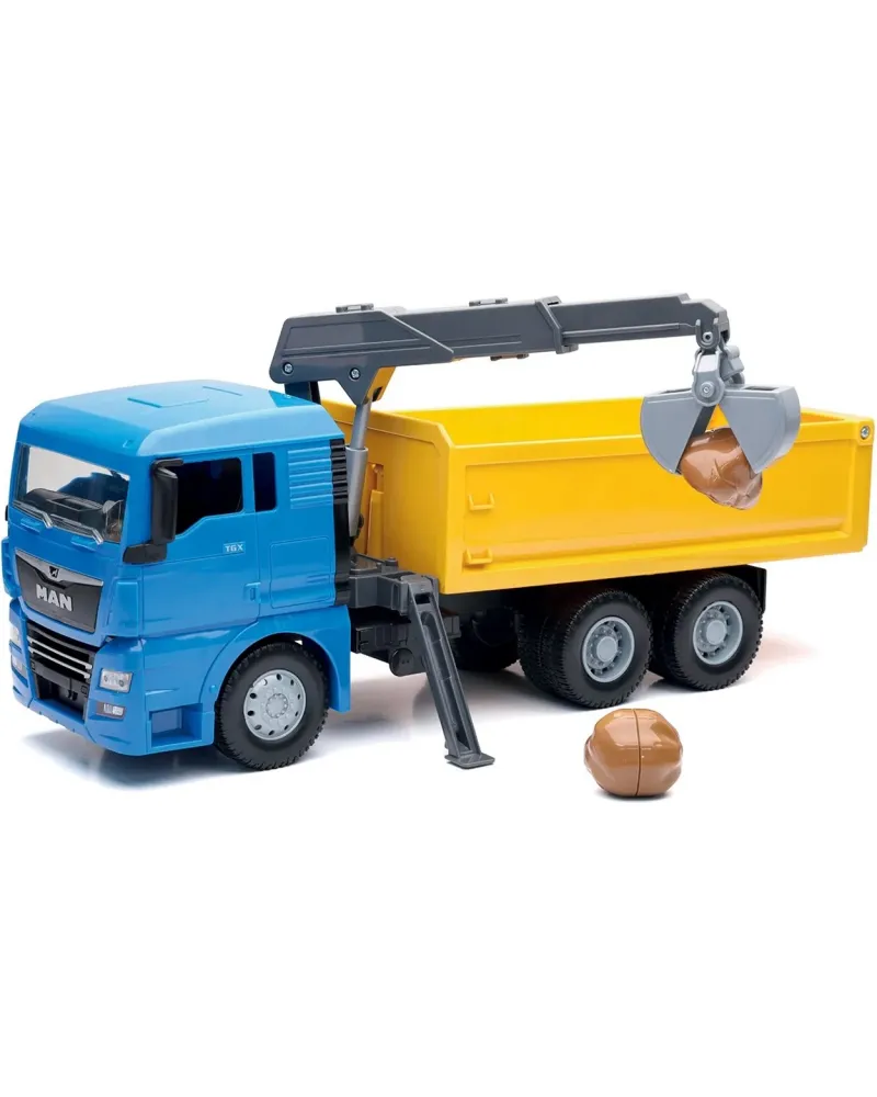 CAMION BENNE + GRUE 1/18  1/18. NWR17306  Âge Minimum: 6A -Âge Maxi...