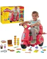 PLAY DOH MON SCOOTER A PIZZA Porteur avec un coffre qui sert de fou...