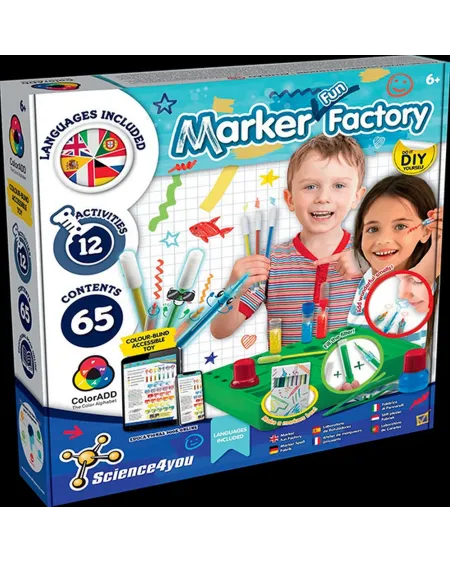 MARKER FACTORY  Mixe les couleurs pour créer des marqueurs. Fabriqu...