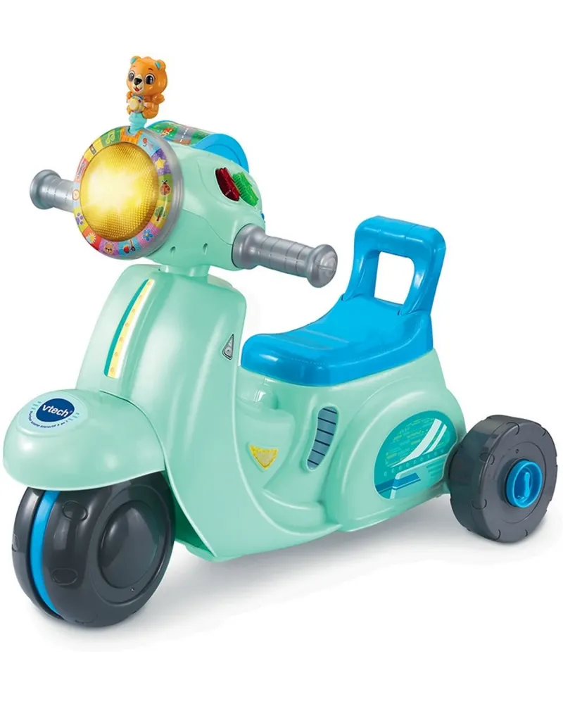 PORTEUR SCOOTER INTERACTIF BLEU  Evolutif il passe de 3 roues à 2 r...