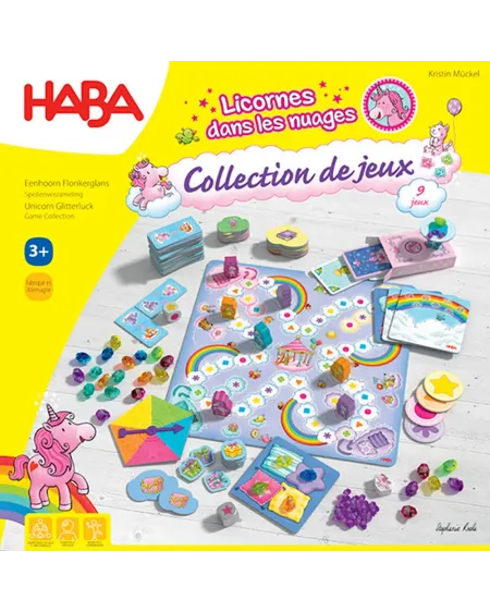 LICORNES DANS LES NUAGES COLLECTION  9 jeux différents comme des je...