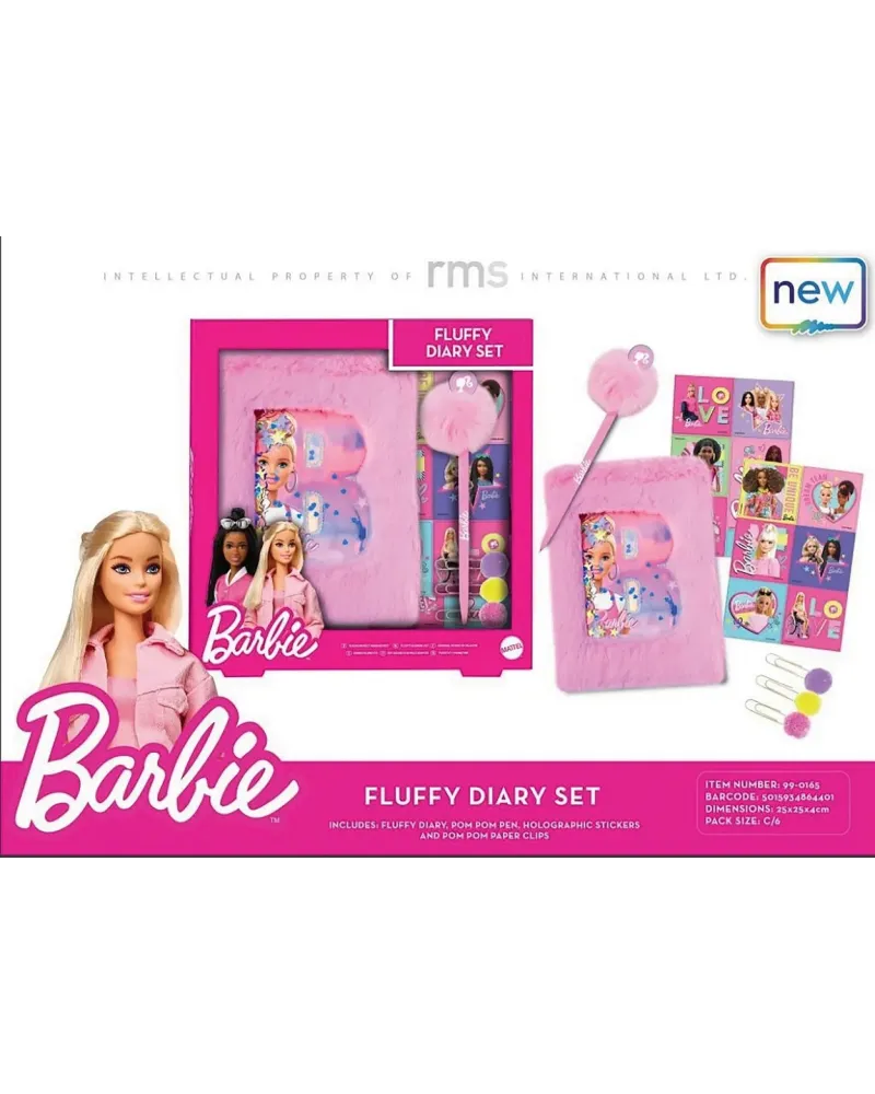 BARBIE DIARY SET PELUCHE   TAX11691  Âge Minimum: 4A -Âge Maximum: ...