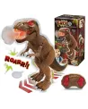 R.C. T-REX CRACHE DE LA FUMEE L/S  21 cm. Il crache de la fumée, ru...