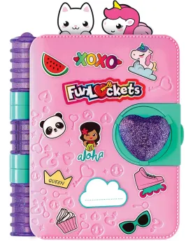 FUN LOCKETS MON JOURNAL A SECRETS PAILLE Ouvre-le et découvre un jo...