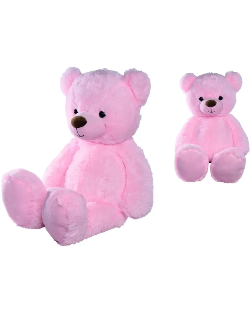 OURS ROSE 80CM DEBOUT  80 cm. Existe en beige. NIC6305810029  Coup ...