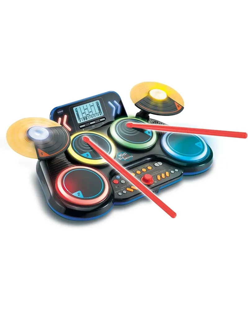 KIDI DJ DRUMS  Une batterie électronique compacte avec 4 pads, 2 cy...