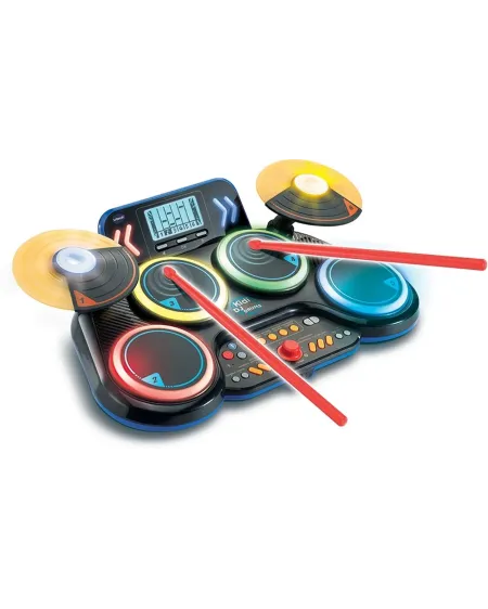 KIDI DJ DRUMS  Une batterie électronique compacte avec 4 pads, 2 cy...