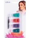 KIT 4 TUBES DE GEL GLITTER MAKE UP  4 tubes de gel. BLD45102  Âge M...