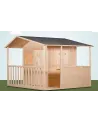 MAISON COTTAGE 183/183/148  Plancher et terrasse, 183 x 183 x 148 H...