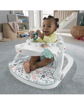 SIEGE DE JEU AVEC PLATEAU Ce siège doux et confortable soutient béb...