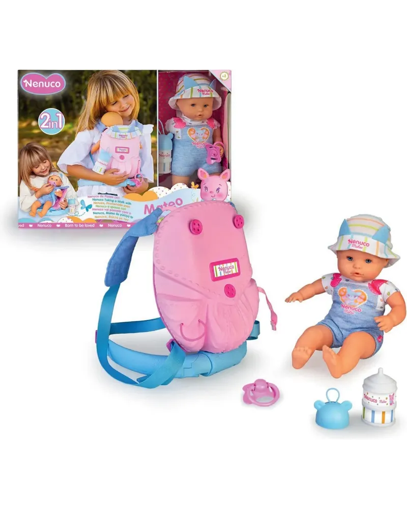 NENUCO EN PROMENADE AVEC MATEO Avec ton nouveau porte-bébé, tu peux...