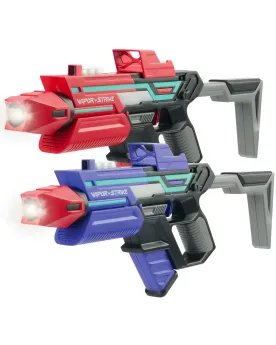2 FUSILS LAZER 3 MODE DE TIR + VAPEUR Les lumières sur votre blaste...