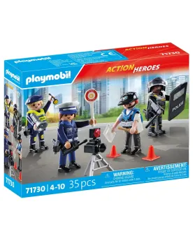 EQUIPE DE POLICIERS   PMB71730 PLAYMOBIL Âge Minimum: 4A -Âge Maxim...