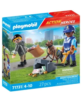 POLICIER CHIEN DE RECHERCHE   PMB71731 PLAYMOBIL Âge Minimum: 4A -Â...