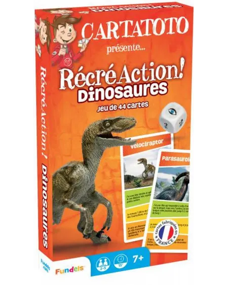 CARTATOTO RECREATION DINOSAURES DSPL  Jeu de Cartes sur les dinosau...
