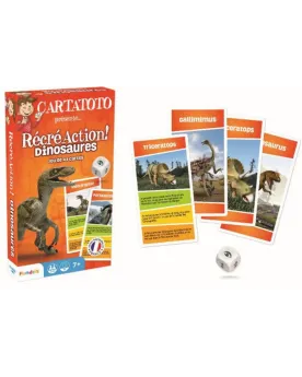 CARTATOTO RECREATION DINOSAURES DSPL  Jeu de Cartes sur les dinosau...