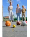 ANIBOULE  Mon premier jeu de pétanque avec des « bouilles » danima...