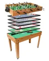 TABLE MULTI JEUX 7 EN 1 107x61x81cm  Table multi-jeux 7 en 1. Dimen...
