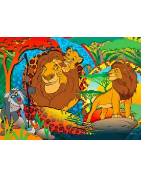 DISNEY PUZZLE MAXIFLOOR 4X48PCES MULTI L