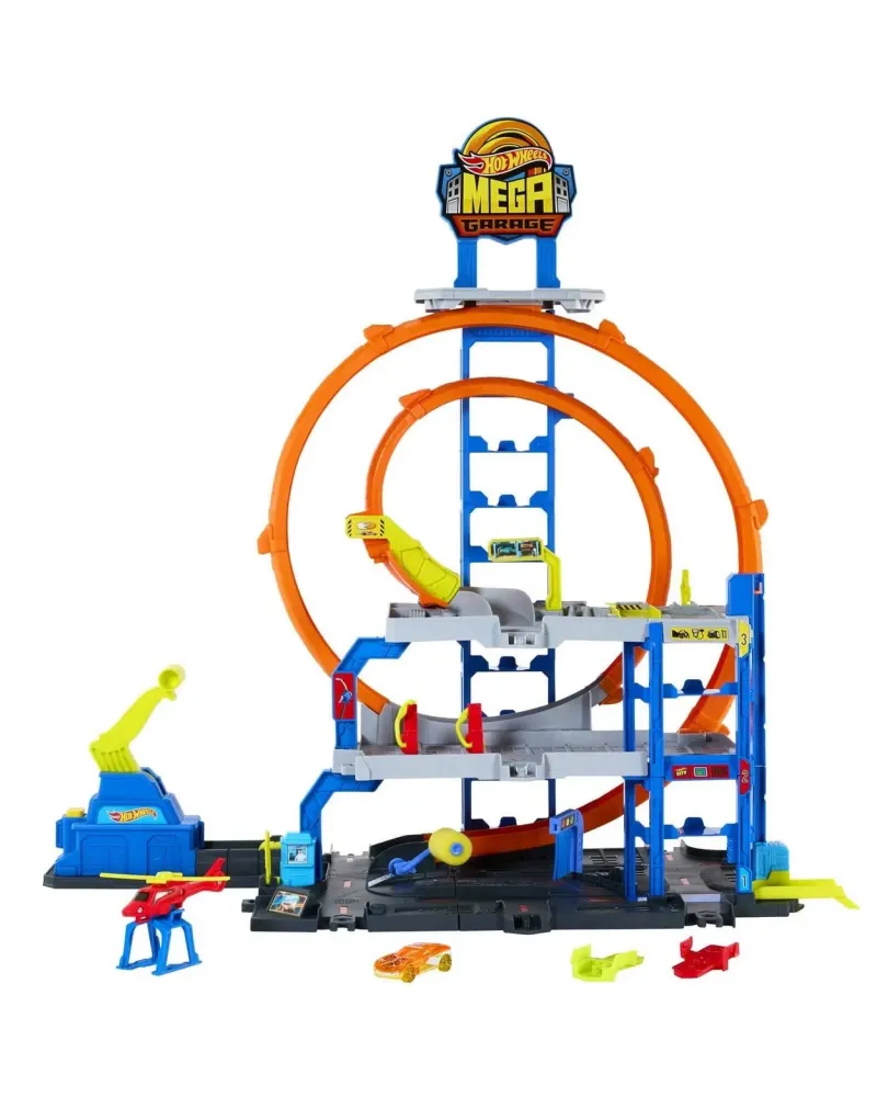 HOT WHEELS GARAGE MEGA BOUCLE