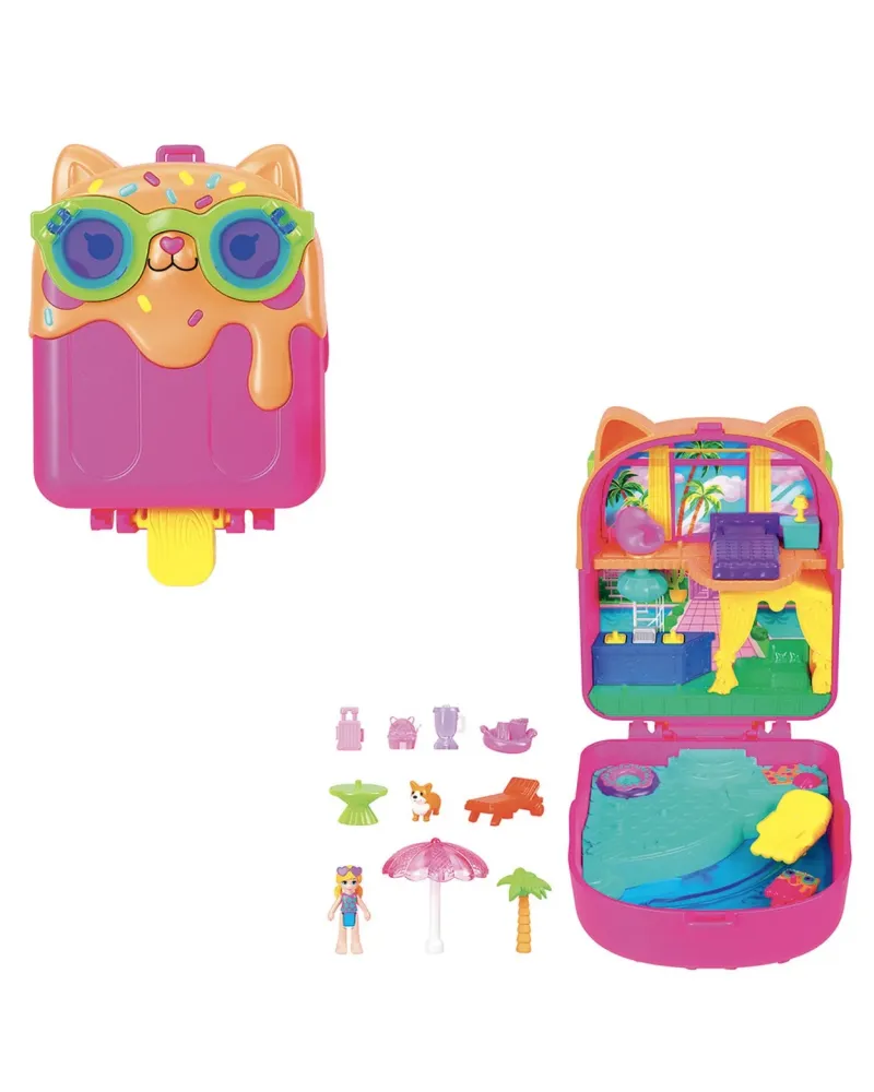 POLLY POCKET KITTY PARADIS GLACE