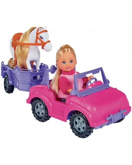 STEFFI EVI + JEEP + REMORQUE + CHEVAL