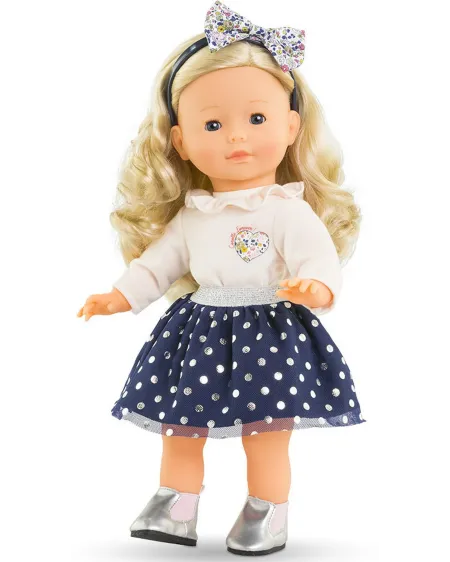 POUPEE CLEOPHEE BLEU/ARGENT 36CM