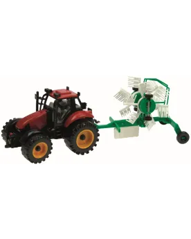 TRACTEUR + REMORQUE 1/32 8 ASS.