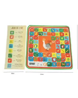 JEU DE L'OIE TAPIS 91X91