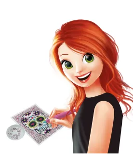 GLITTERS TETE DE MORT