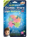 ETOILES 3D PHOSPHORESCENTES COULEUR