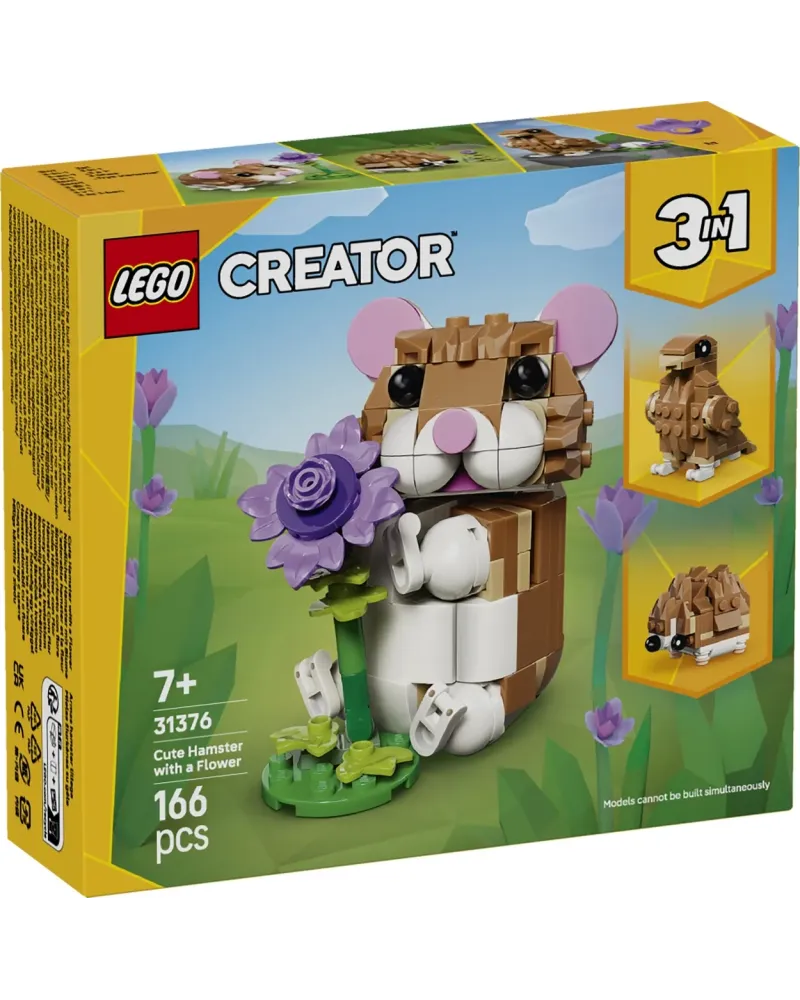 L'ADORABLE HAMSTER ET LA FLEUR