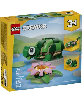 LA TORTUE ET LA FLEUR DE NENUPHAR
