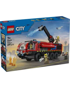 LE CAMION DE POMPIERS DE L'AEROPORT