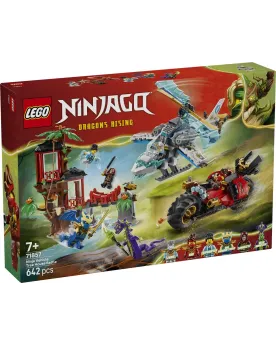 LA CABANE ET LES VEHICULES DES NINJAS