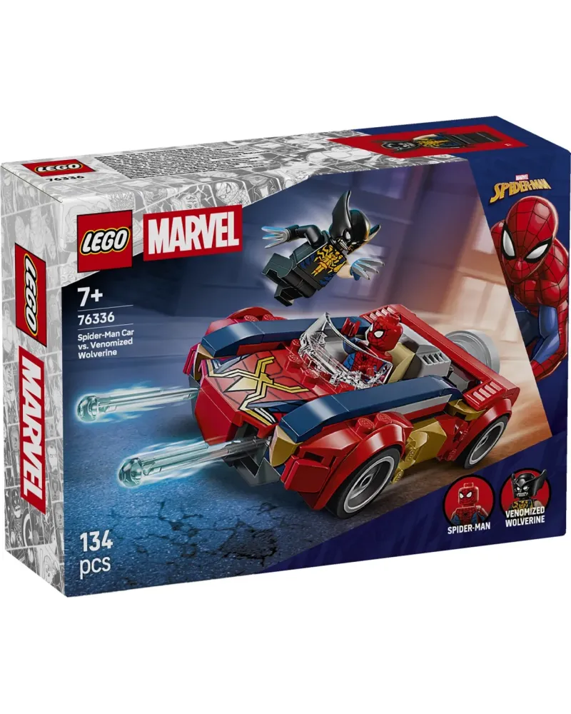 SPIDER-MAN ET SA VOITURE CONTRE WOLVERIN