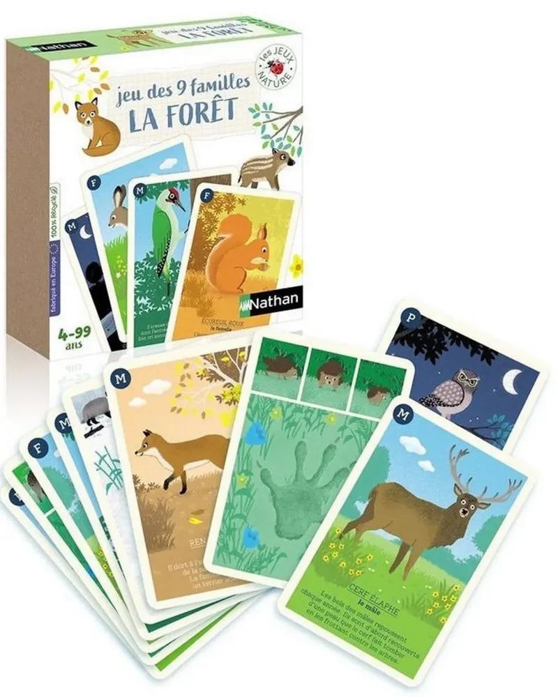 JEU DES 9 FAMILLES LA FORET