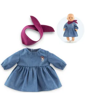 BB 30 ROBE EN JEANS + FOULARD PT EXPLORA