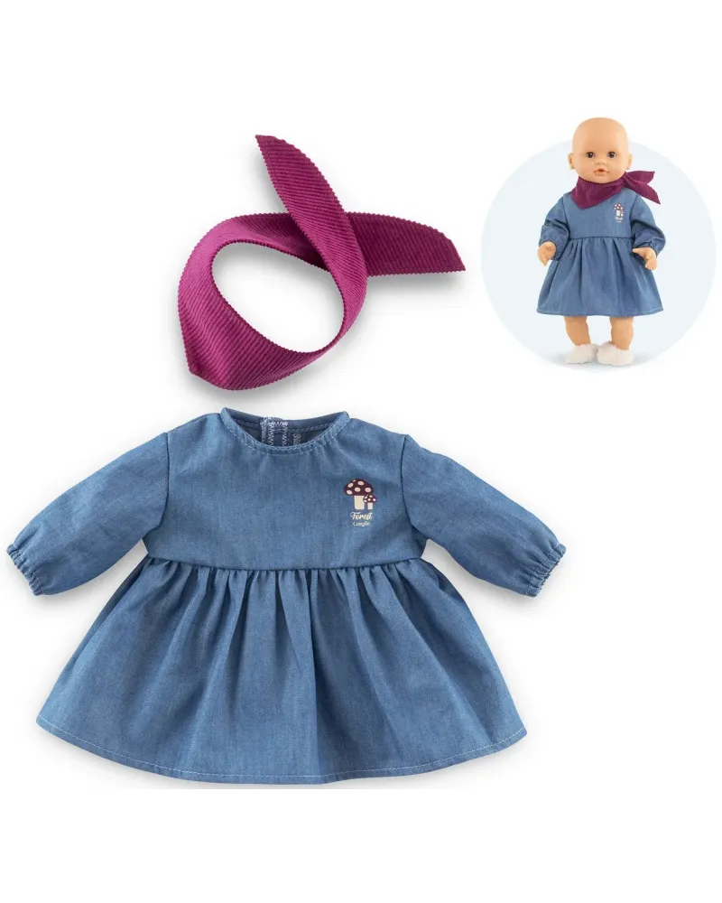 BB 30 ROBE EN JEANS + FOULARD PT EXPLORA