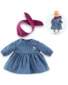 BB 30 ROBE EN JEANS + FOULARD PT EXPLORA