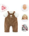 BB 36 T-SHIRT & SALOPETTE OURS PT EXPLOR