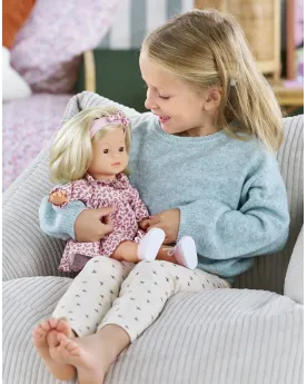 POUPEE CANDICE LEOPARD ROSE