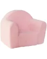 FAUTEUIL BOUCLETTE ROSE