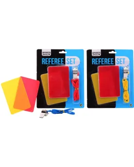 CARTE JAUNE/ROUGE AVEC UN SIFFLET