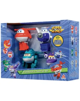 SUPERWINGS COFFRET DE 4 FIGURINES 10CM
